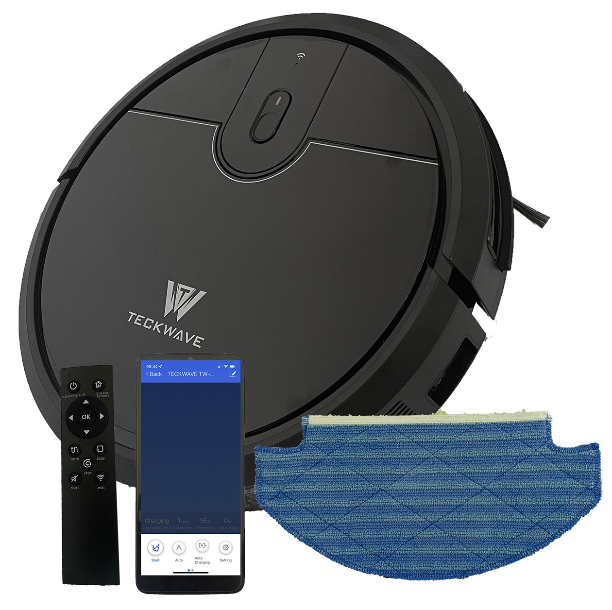TW-R12 Smart Navigation Robot Vacuum Cleaner with Mop with 3000Pa Suction