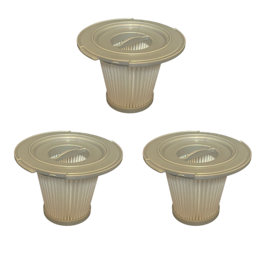 TECKWAVE Cordless Vacuum Cleaner Filter Pack of 3 for TW-C20