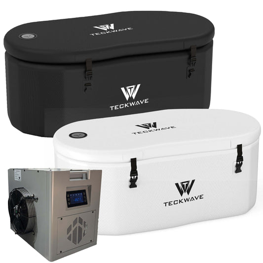 Extra large portable ice bath, Made of a high quality military grade PVC shell and a drop stich cord seamlessly integrates with our ice bath chillers