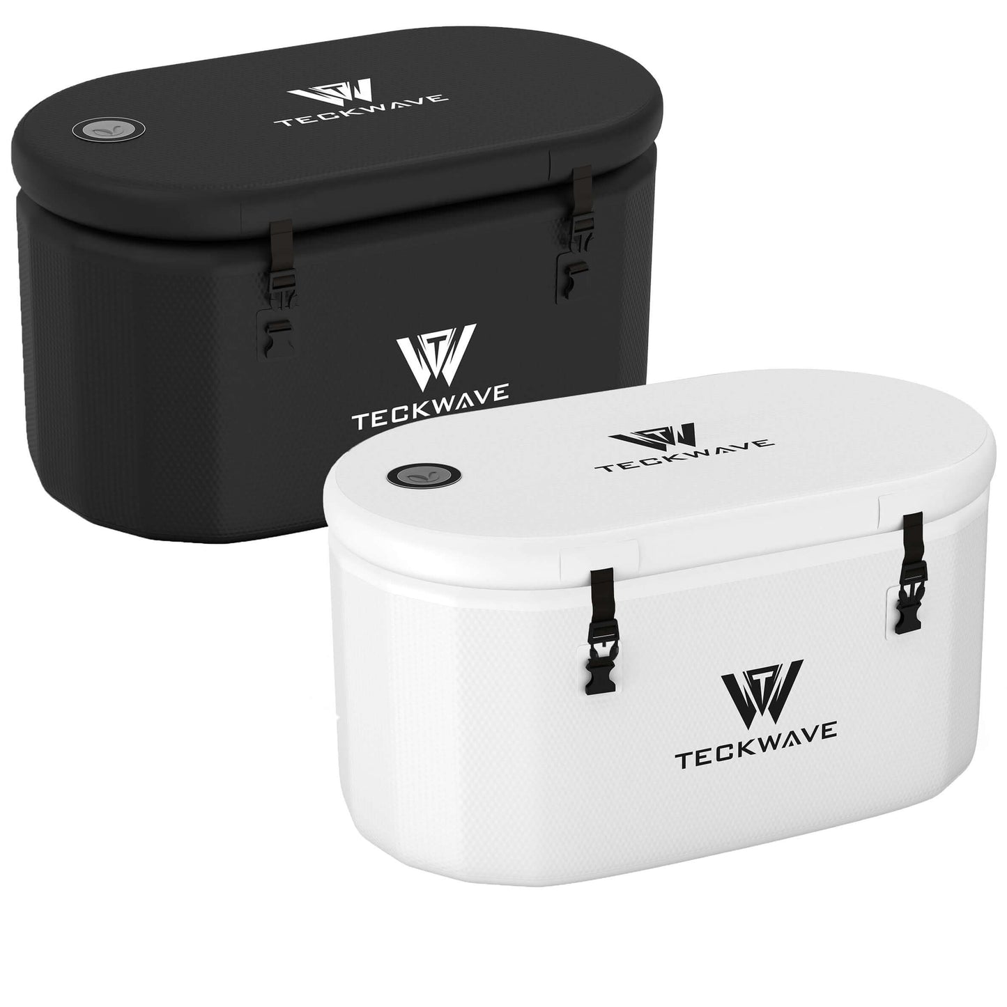 TECKWAVE TW-P10XW portable ice bath is made of military grade, sun proof PVC shell and drop stich cord