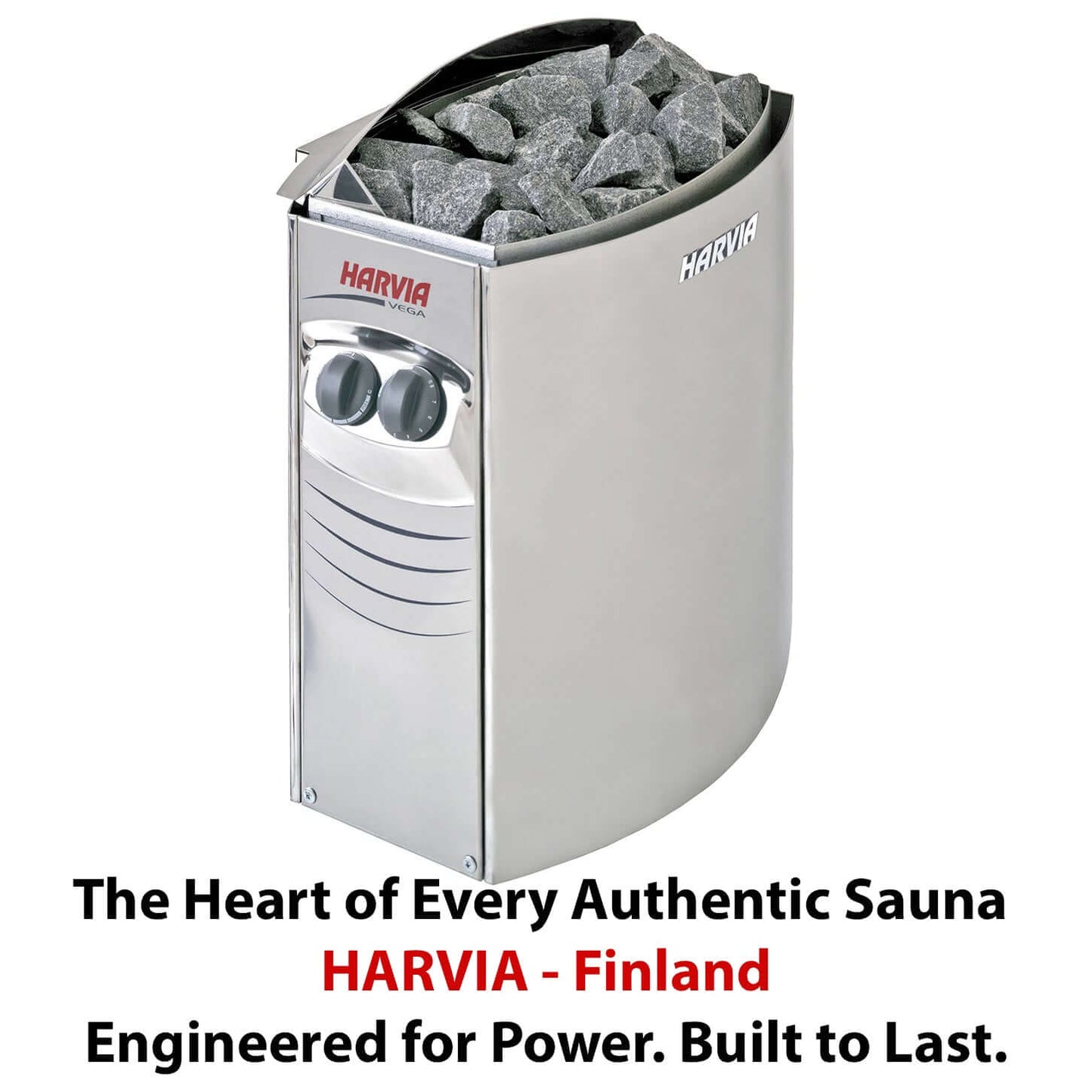 Harvia Vega BC60, 6 kW Electric Sauna Heater & Stones