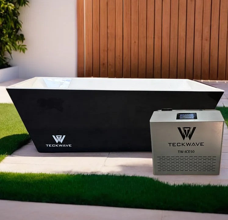 The Elegance Ice Bath & Cold Plunge with Chiller (Black)