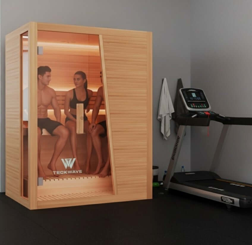 Crafted from high-grade Canadian Hemlock, this sleek box-shaped sauna is ideal for 2 to 3 people