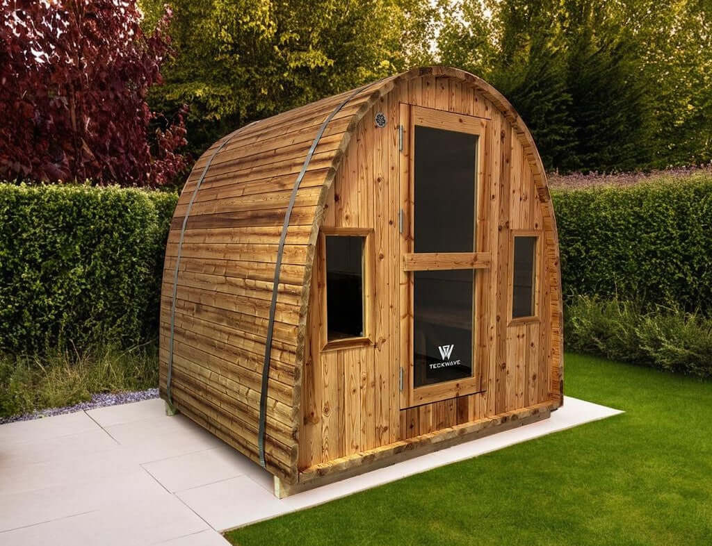 Bring the luxury of traditional sauna therapy to your outdoor space with our beautifully crafted 4-Person Arc Sauna.