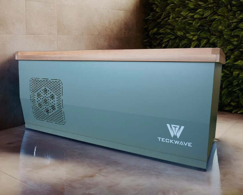 TECKWAVE Signature Ice Bath & Cold Plunge with Chiller & Filtration (Olive Green)
