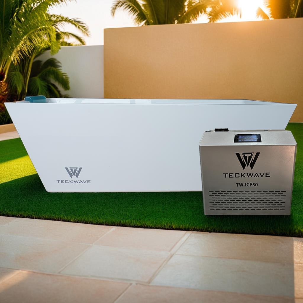 TECKWAVE The Elegance Ice Bath & Cold Plunge with Chiller & Filtration