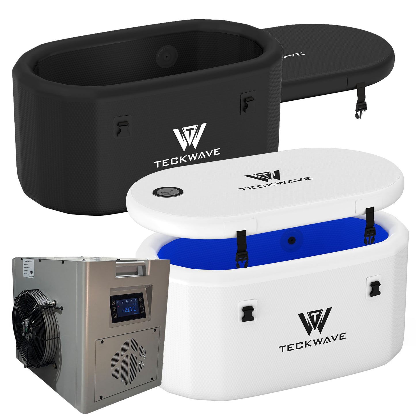 Extra Wide Ice Bath & Cold Plunge with Chiller & Filtration
