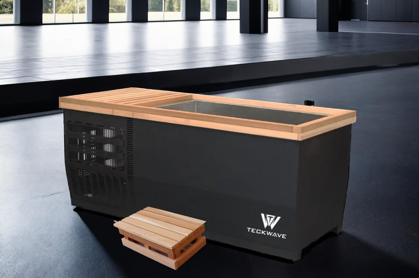 Signature Ice Bath & Cold Plunge with Chiller & Filtration (Black)