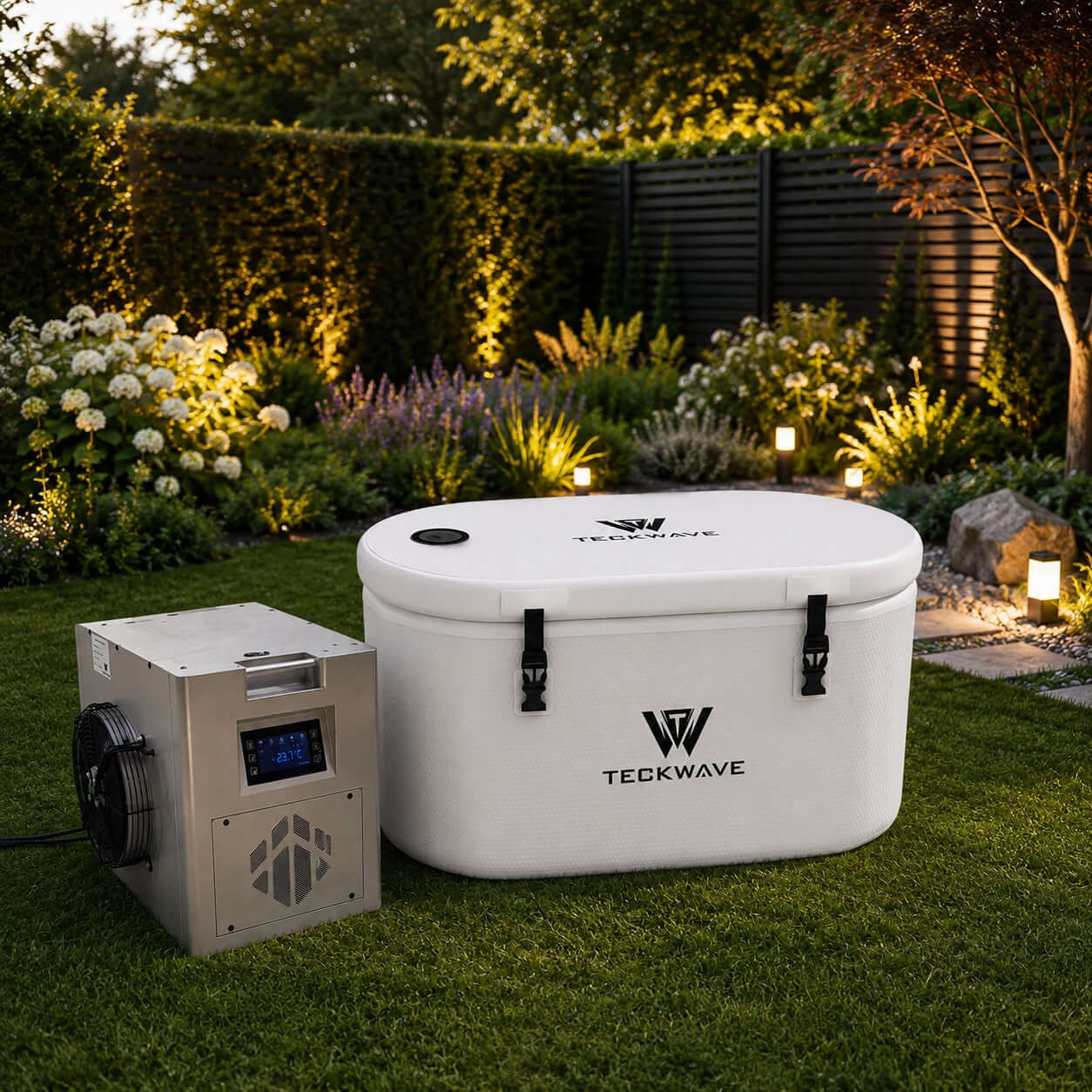 Extra Wide Ice Bath & Cold Plunge with Chiller & Filtration