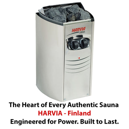 Harvia Vega 3.5 kW Electric Sauna Heater & Stones