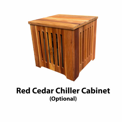 The Artisan Barrel Ice Bath  with Chiller (Treated Cedar)