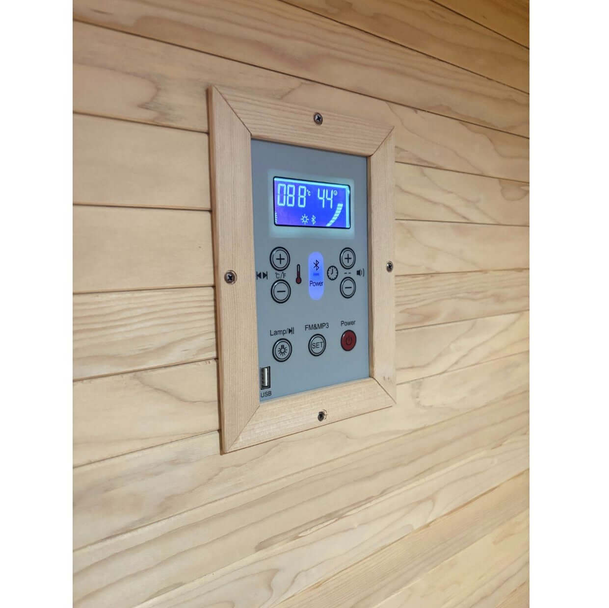 UrbanTherma Traditional Sauna with Finland Harvia Heater