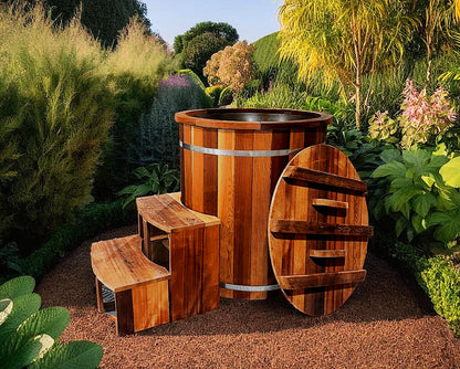 The Artisan Barrel Ice Bath & Cold Plunge with Chiller & Filtration
