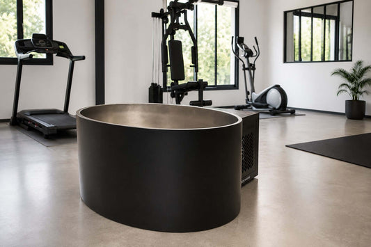 Stainless Oval Ice Bath with Chiller & Filtration