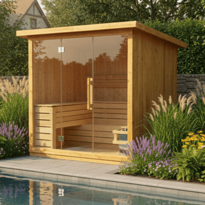 ThermoElite Vista Sauna with Finland Harvia Heater