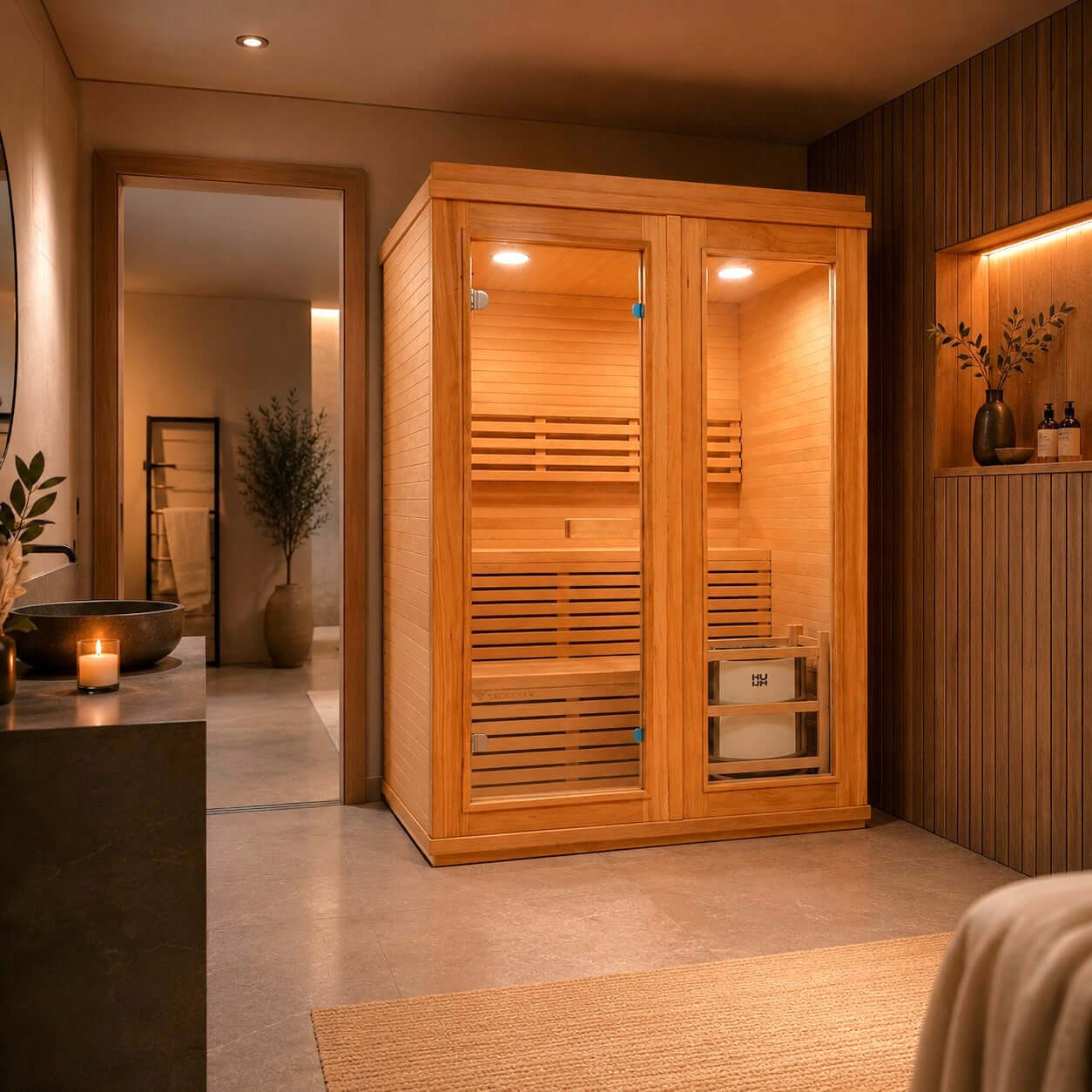 UrbanNordic Sauna with Finland Harvia Heater