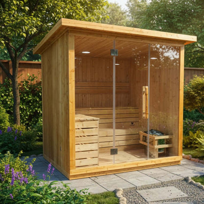 ThermoElite Vista Sauna with Finland Harvia Heater