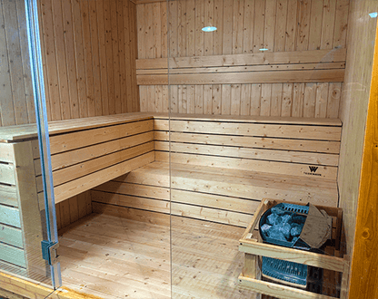 ThermoElite Vista Sauna with Finland Harvia Heater