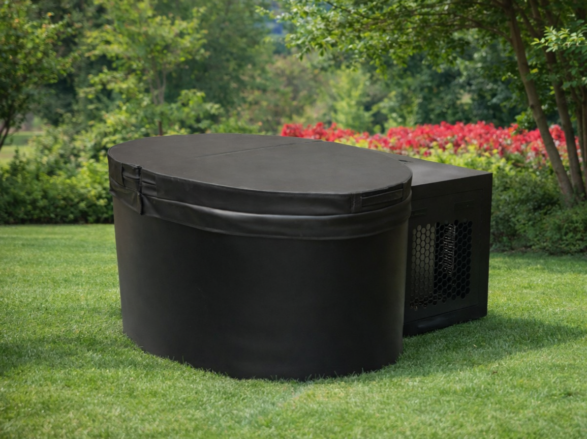 Stainless Oval Ice Bath with Chiller & Filtration