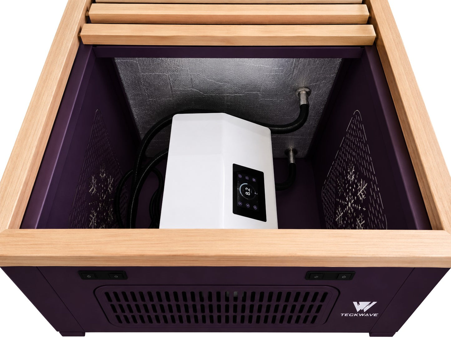 Signature Ice Bath & Cold Plunge with Chiller & Filtration (Violet Purple)