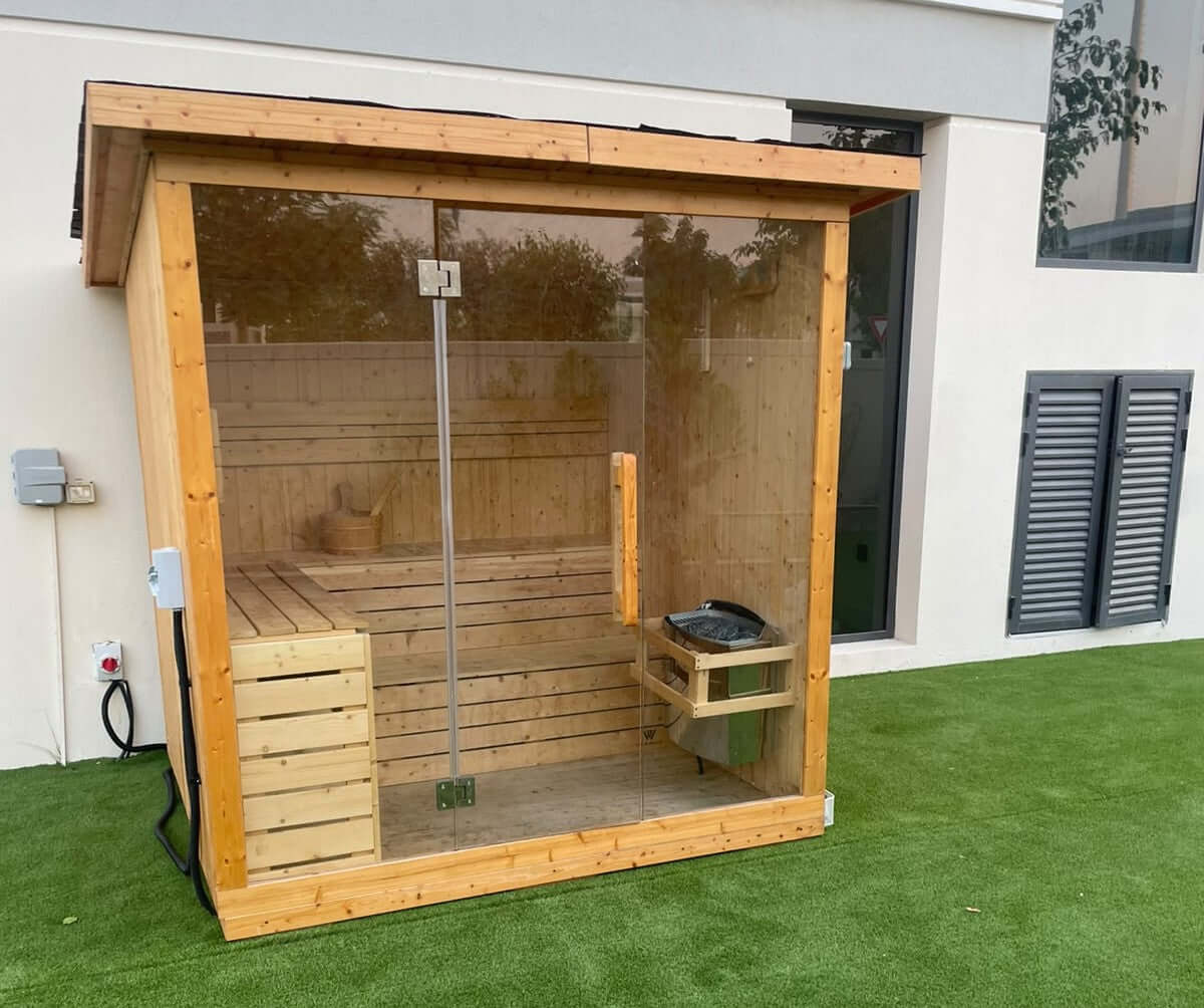 TECKWAVE ThermoElite Vista Sauna on grass