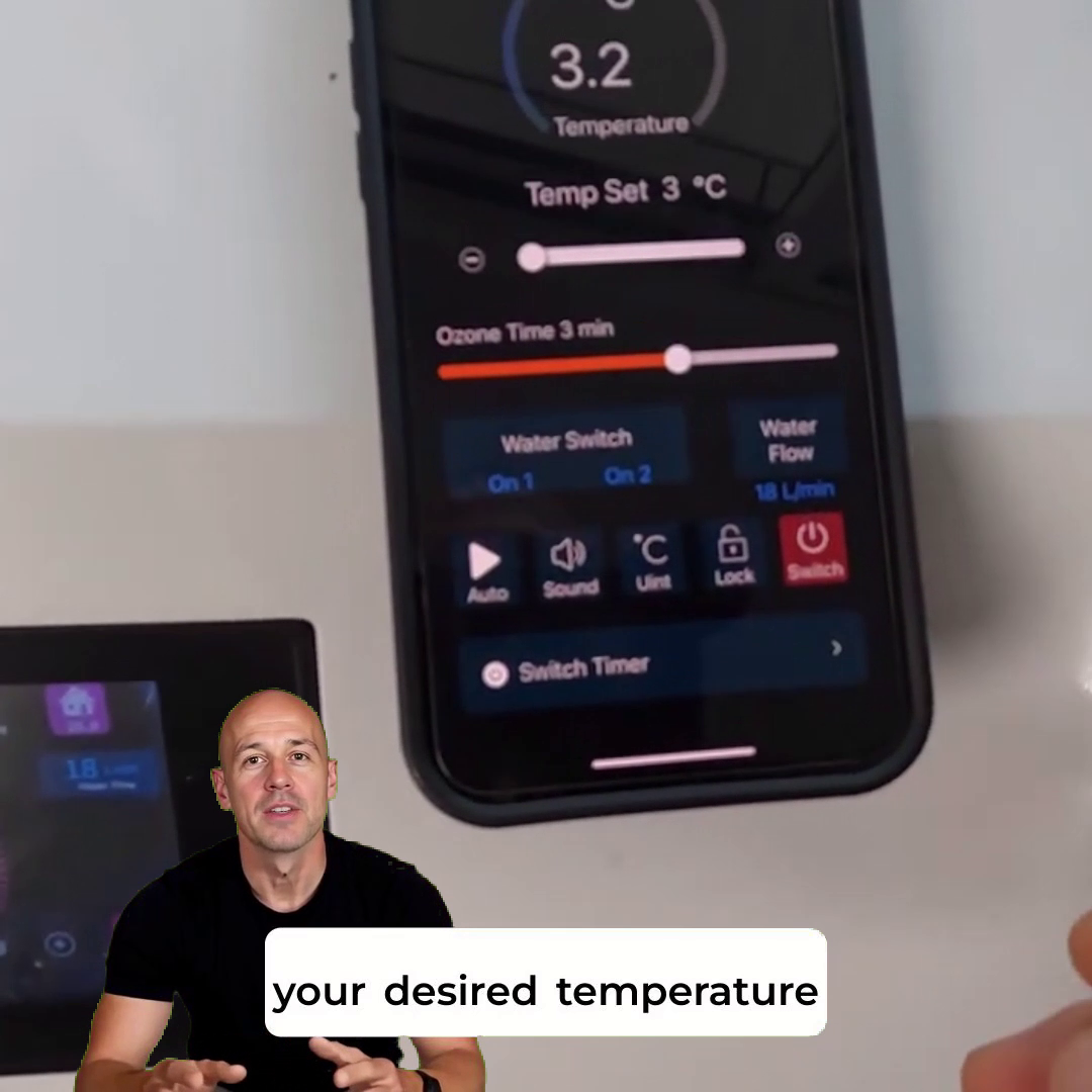 Control your ice bath and cold plunge chiller remotely with TECKWAVE app