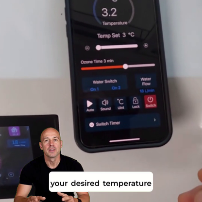 Control your ice bath and cold plunge chiller remotely with TECKWAVE app