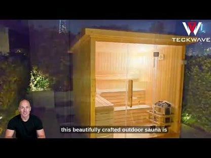 ThermoElite Vista Sauna with Finland Harvia Heater (Outdoor)